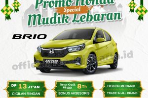 Promo Honda Brio Mudik Lebaran 2025