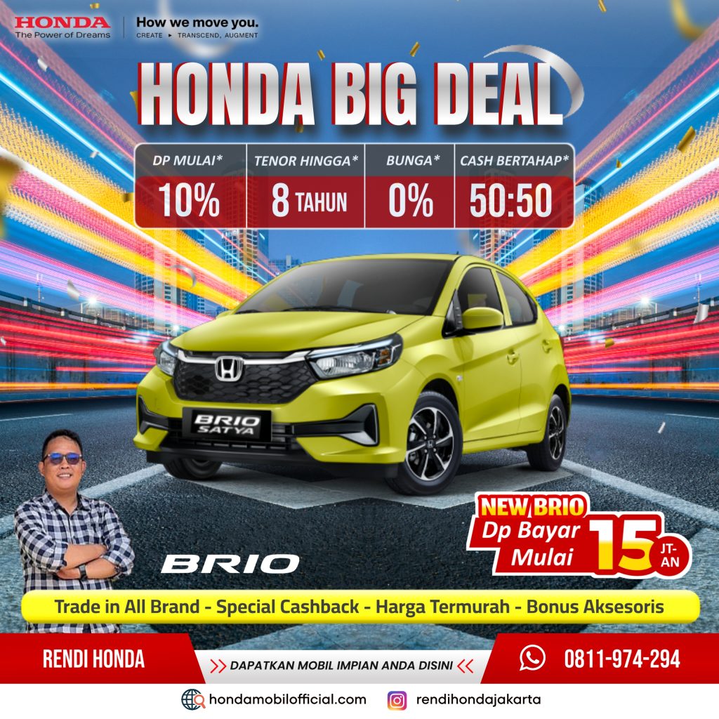 Promo Honda Brio Special Deal 2025
